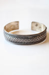 Sterling Silver Woven Cuff Bracelet