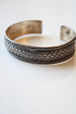 Sterling Silver Woven Cuff Bracelet