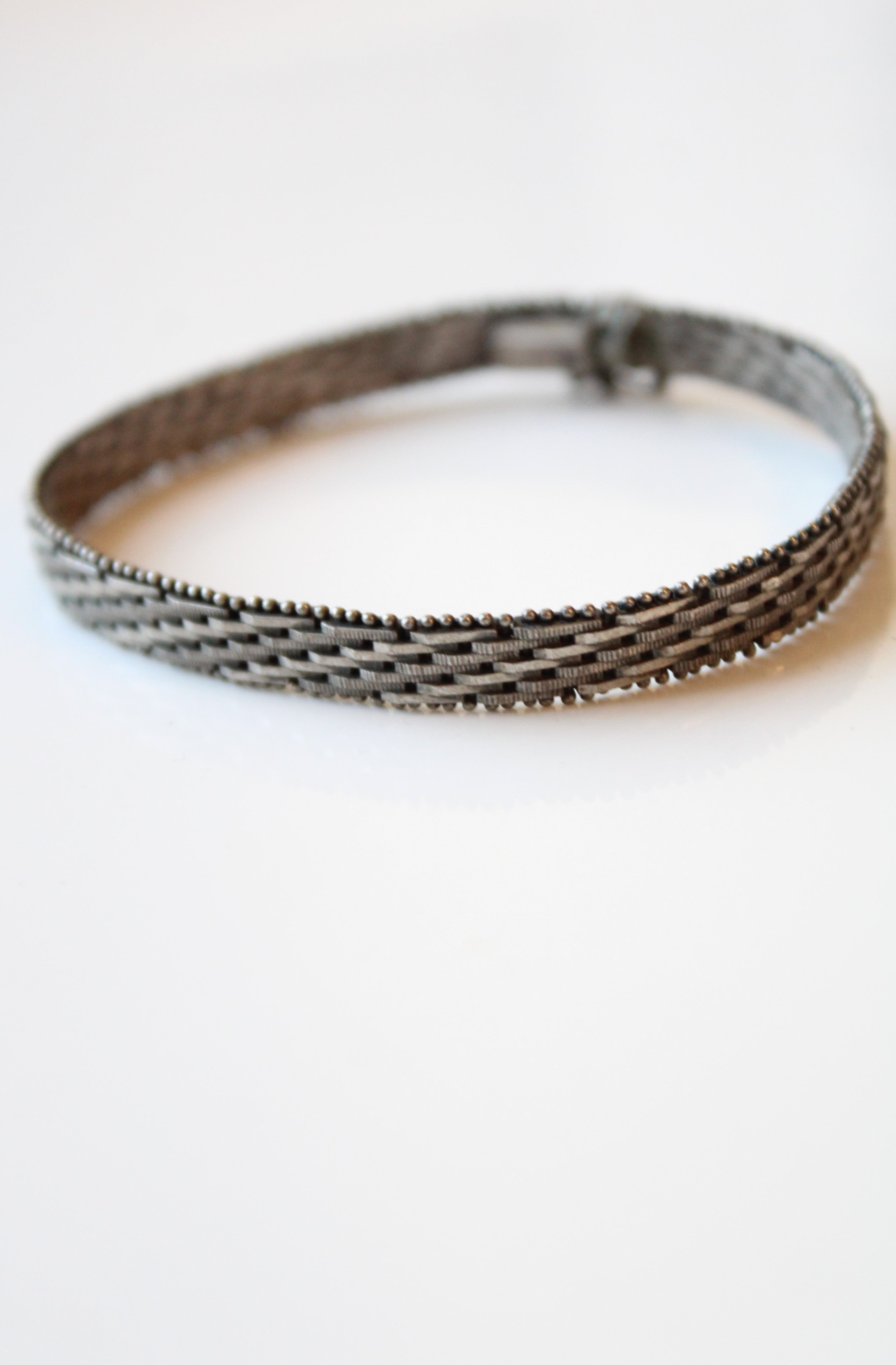 Sterling Silver Woven Bracelet