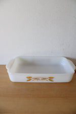 Anchor Hocking Fire King Golden Wheat 1.5 Quart Baking Dish
