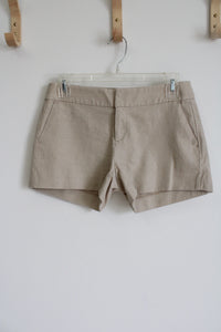Banana Republic Gold Shimmer Shorts | 0 Petite