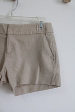Banana Republic Gold Shimmer Shorts | 0 Petite