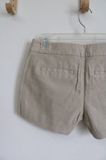 Banana Republic Gold Shimmer Shorts | 0 Petite