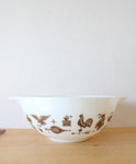 Pyrex #443 2.5 Quart Brown Early American Cinderella Bowl