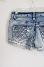 Knox Rose Denim Midi Short | 2