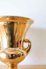 Haeger 22 Carat Gold Ceramic Vase