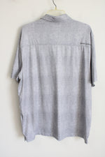 Under Armour HeatGear Loose Fit Light Gray Polo Shirt | XL