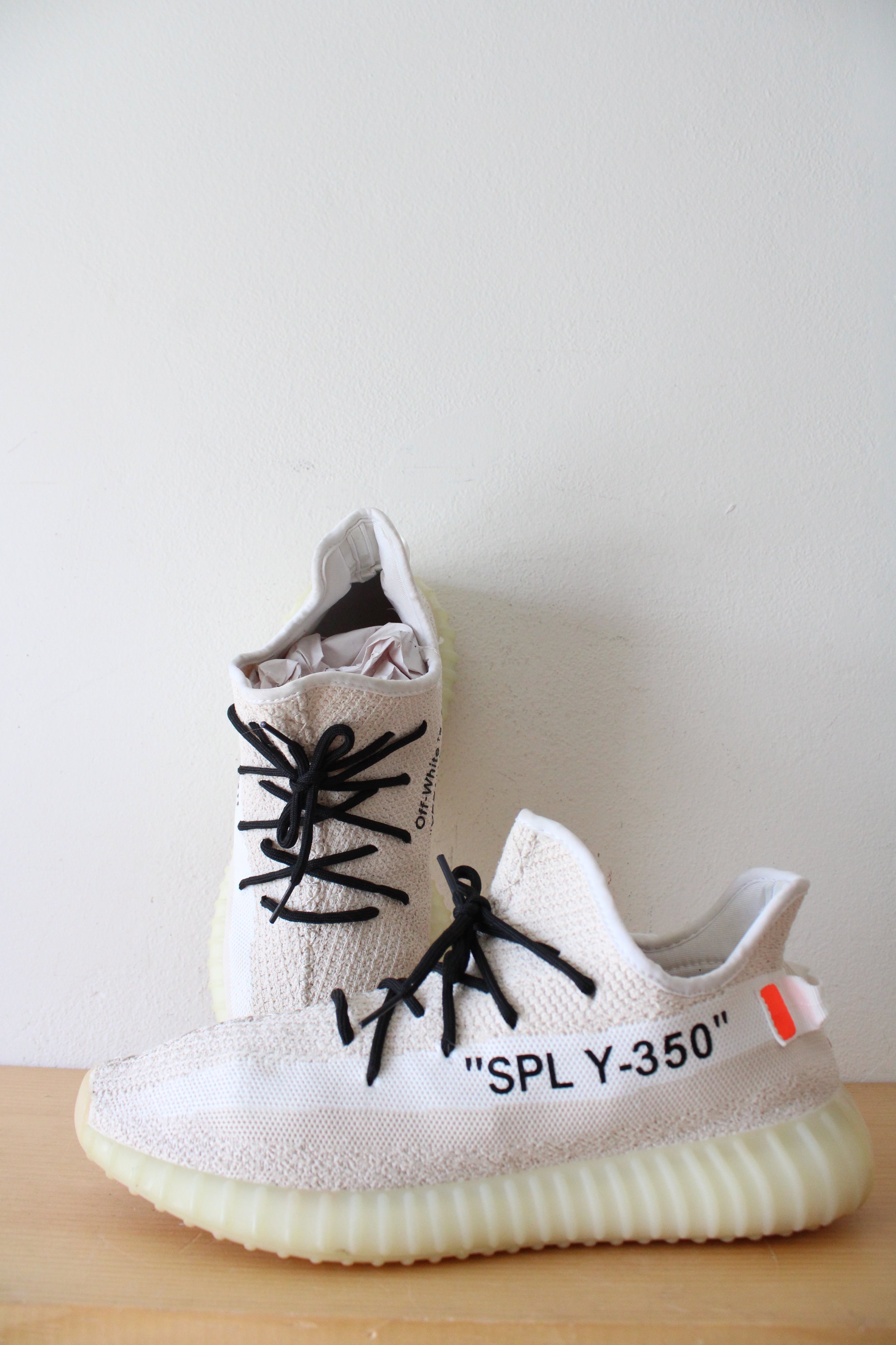 Adidas Off White Yeezy Boost 350 Sneakers Size 11.5 Jubilee Thrift