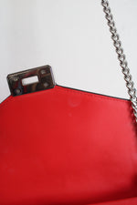 Michael Kors Studded Red Kinsley Crossbody Bag