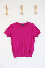 Lands' End Pink Sweater Top | S
