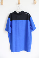 Under Armour Loose Fit Blue & Black Polo Shirt | Youth XL (18/20)