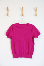 Lands' End Pink Sweater Top | S