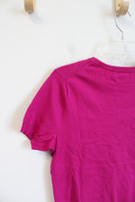 Lands' End Pink Sweater Top | S