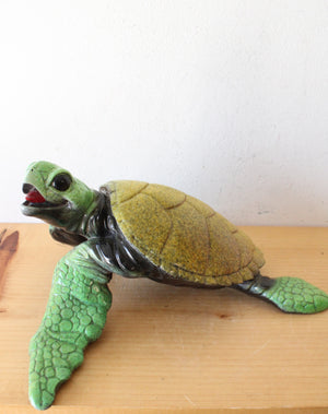 Kitty's Critters Seymour The Sea Turtle Ceramic Figurine