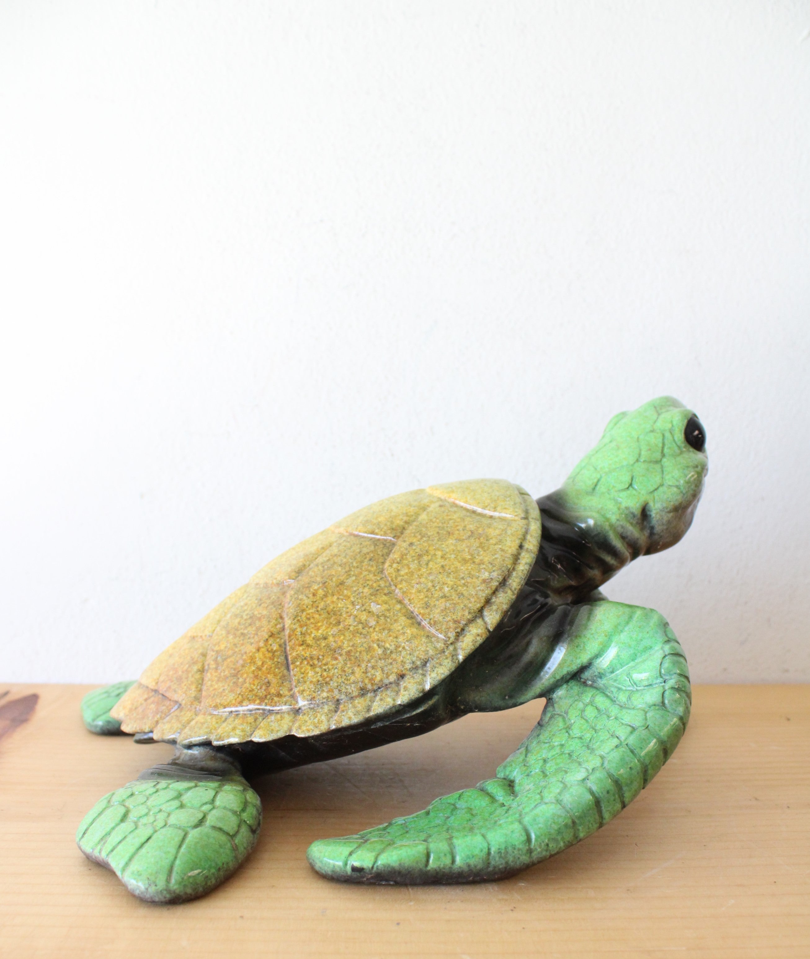 Kitty's Critters Seymour The Sea Turtle Ceramic Figurine