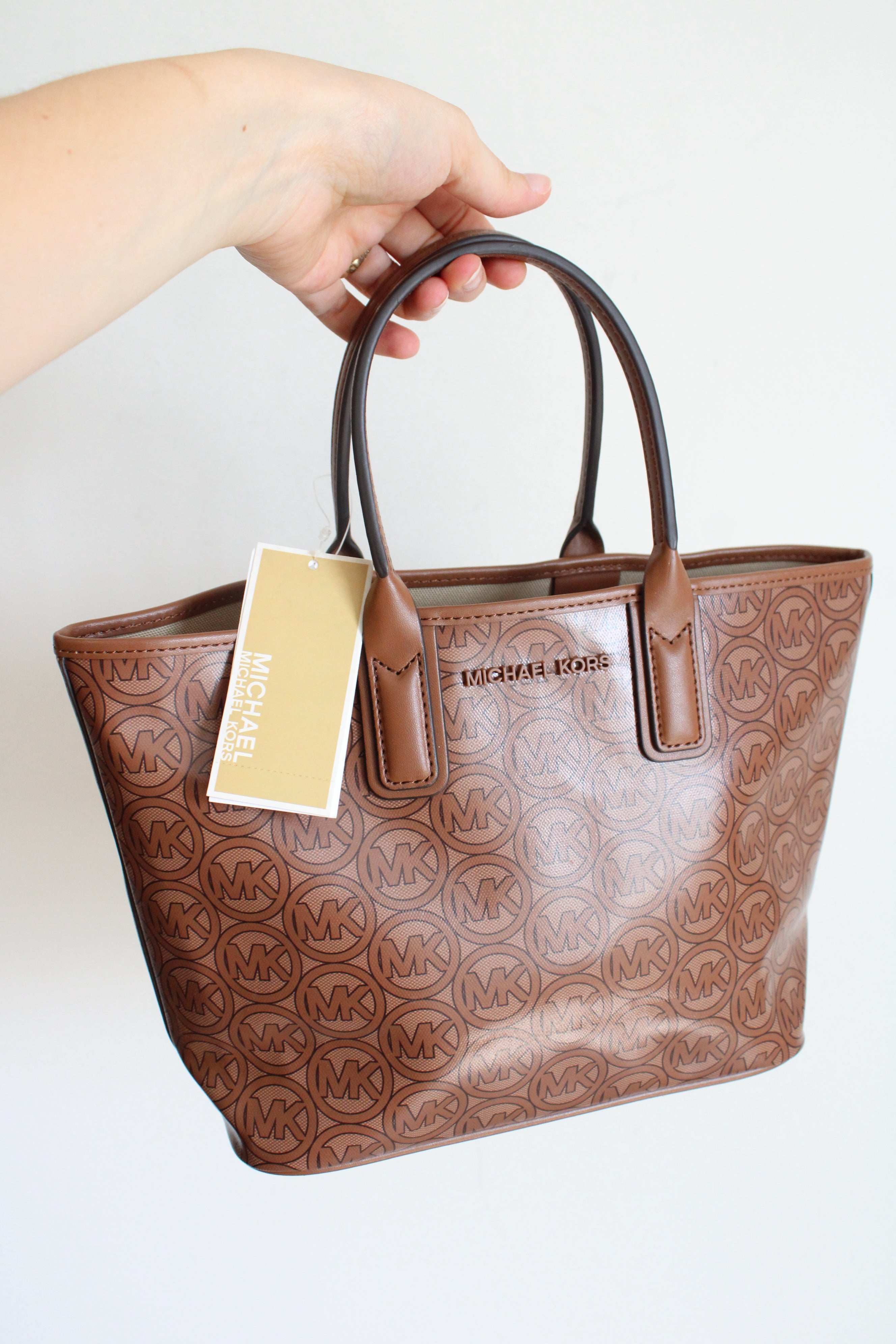 NEW Michael Kors Brown Small Jodie Tote Bag