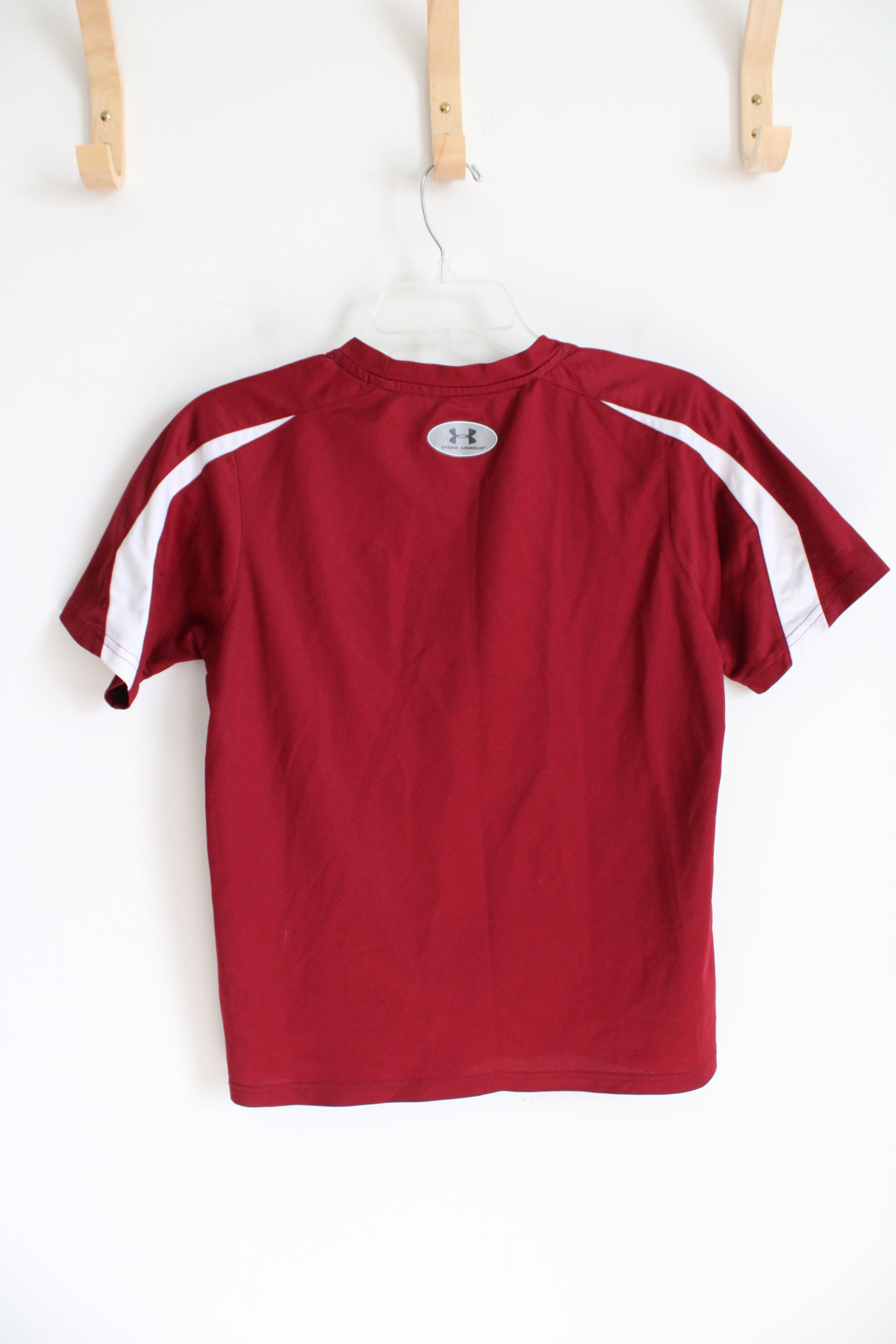 Under Armour Maroon Outer Banks Athletic Department Shirt | Youth L (14/16)