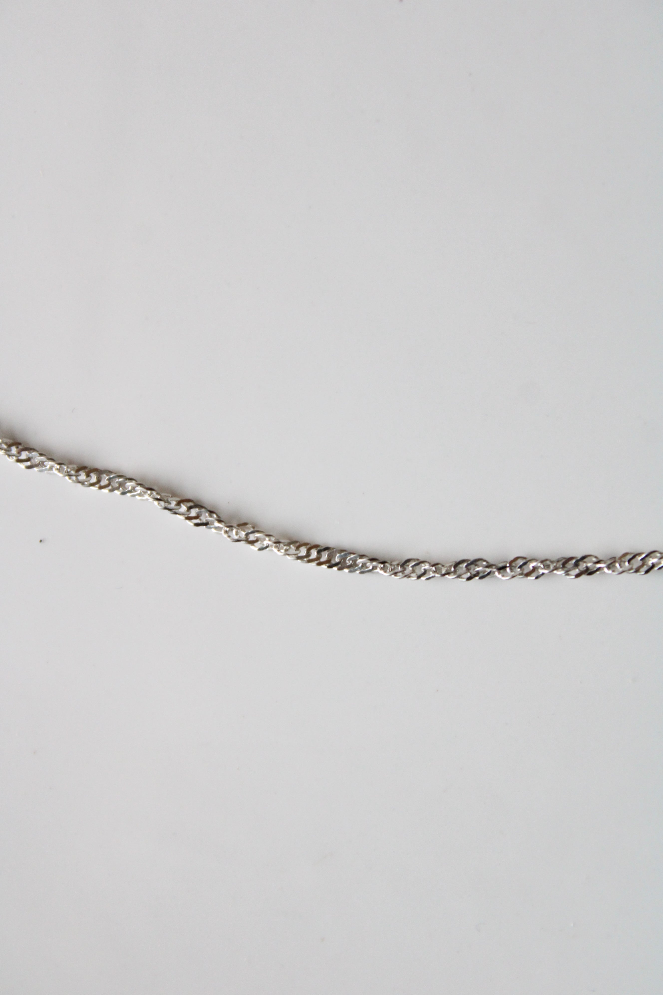 Sterling Silver Twist 24" Necklace