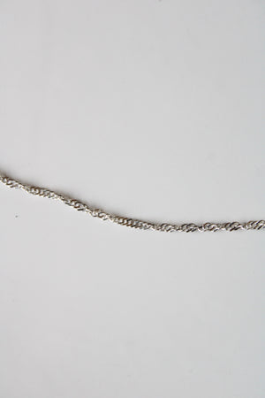 Sterling Silver Twist 24" Necklace