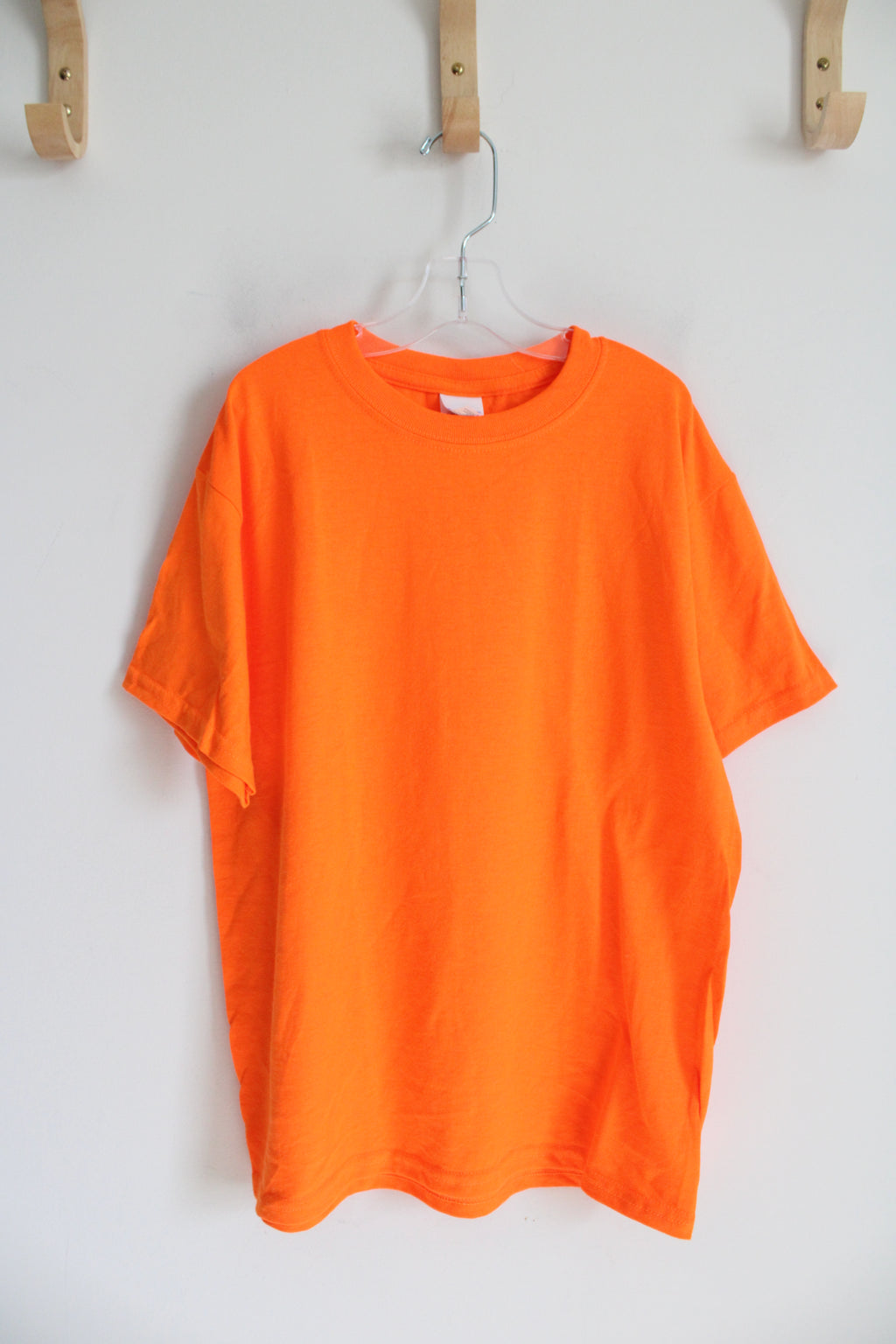 Gildan Neon Orange Shirt | Youth M (10/12)