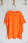 Gildan Neon Orange Shirt | Youth M (10/12)