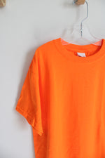 Gildan Neon Orange Shirt | Youth M (10/12)