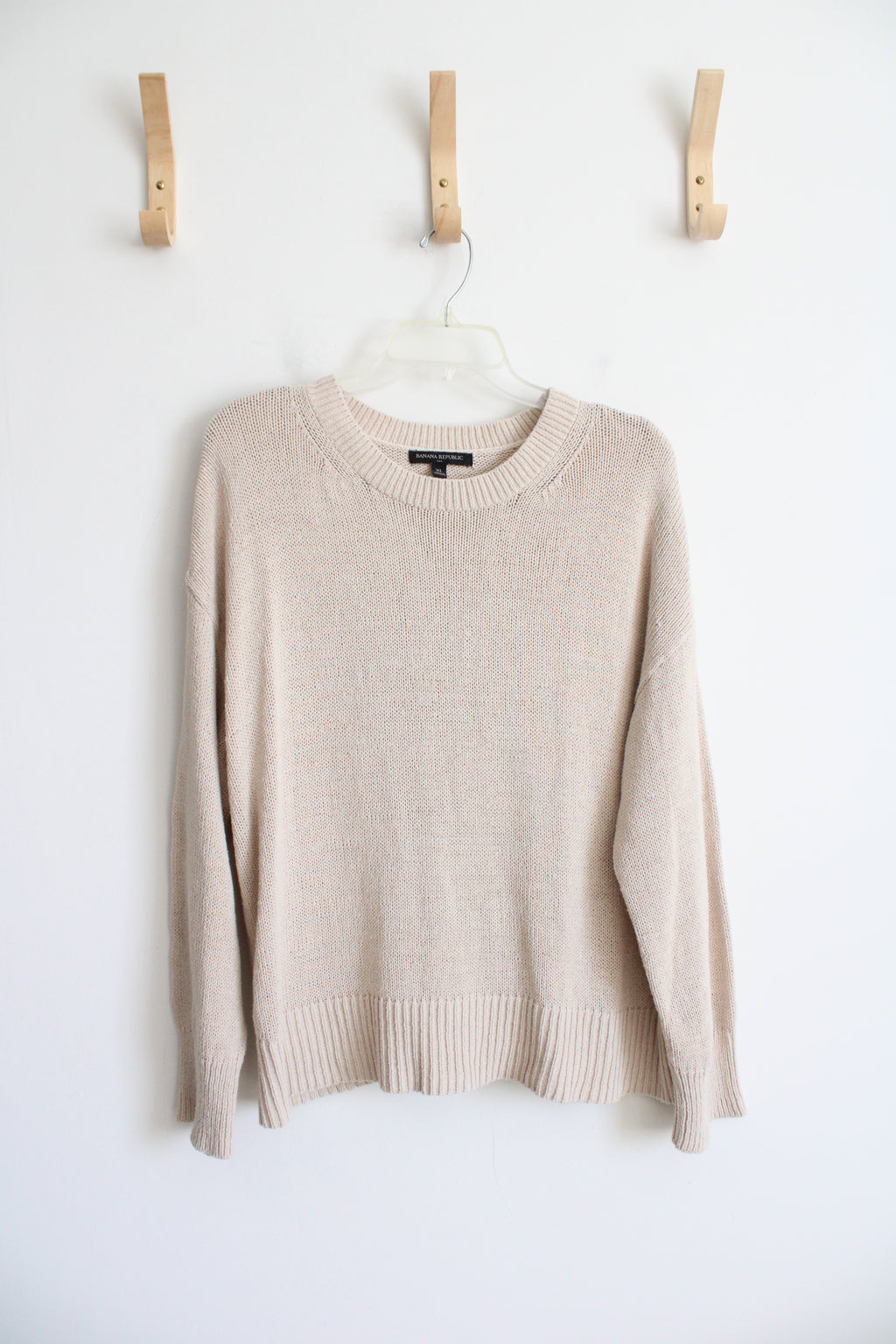 Banana Republic Tan Knit Sweater | XL