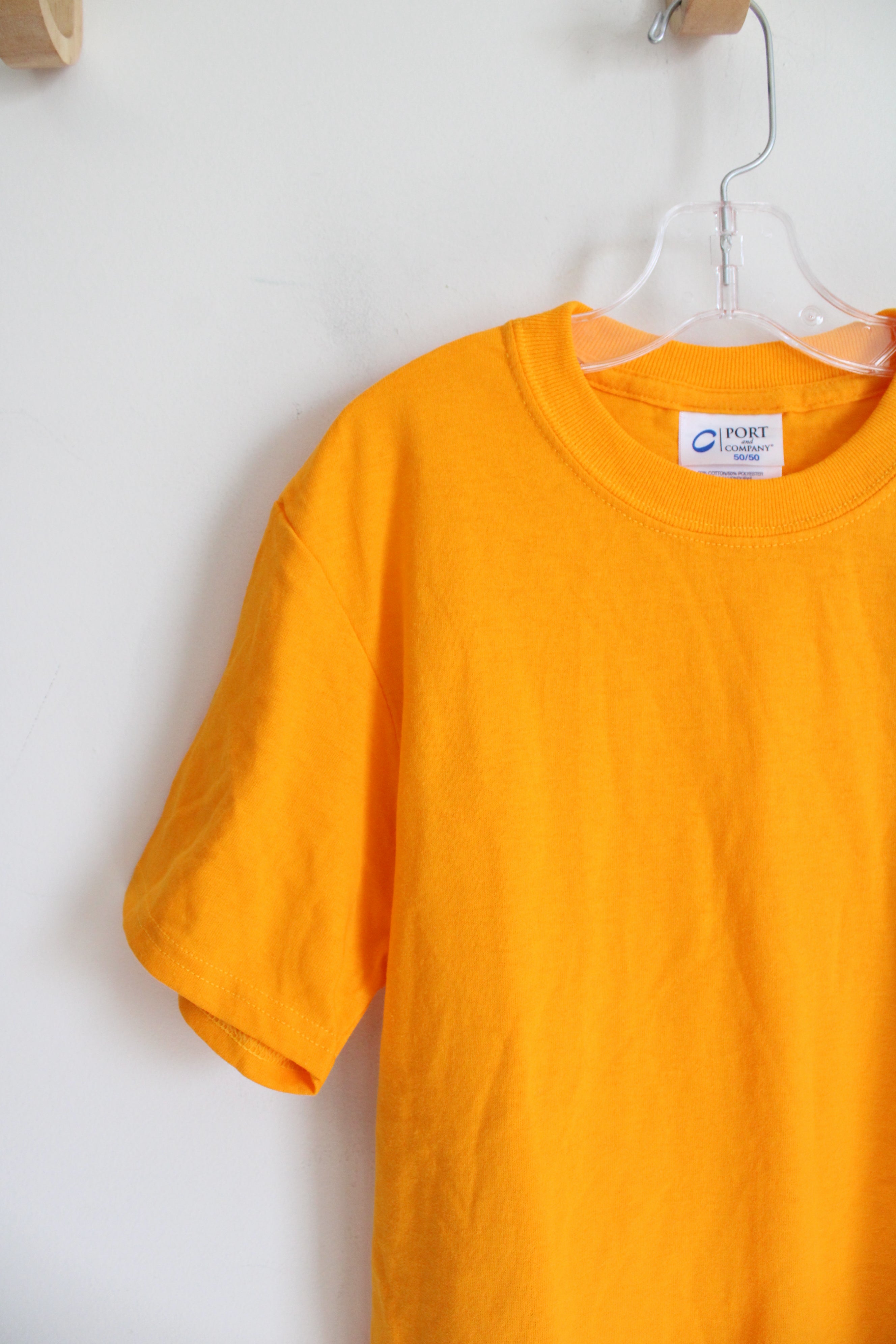 Port And Company Yellow Shirt | Youth M (10/12)