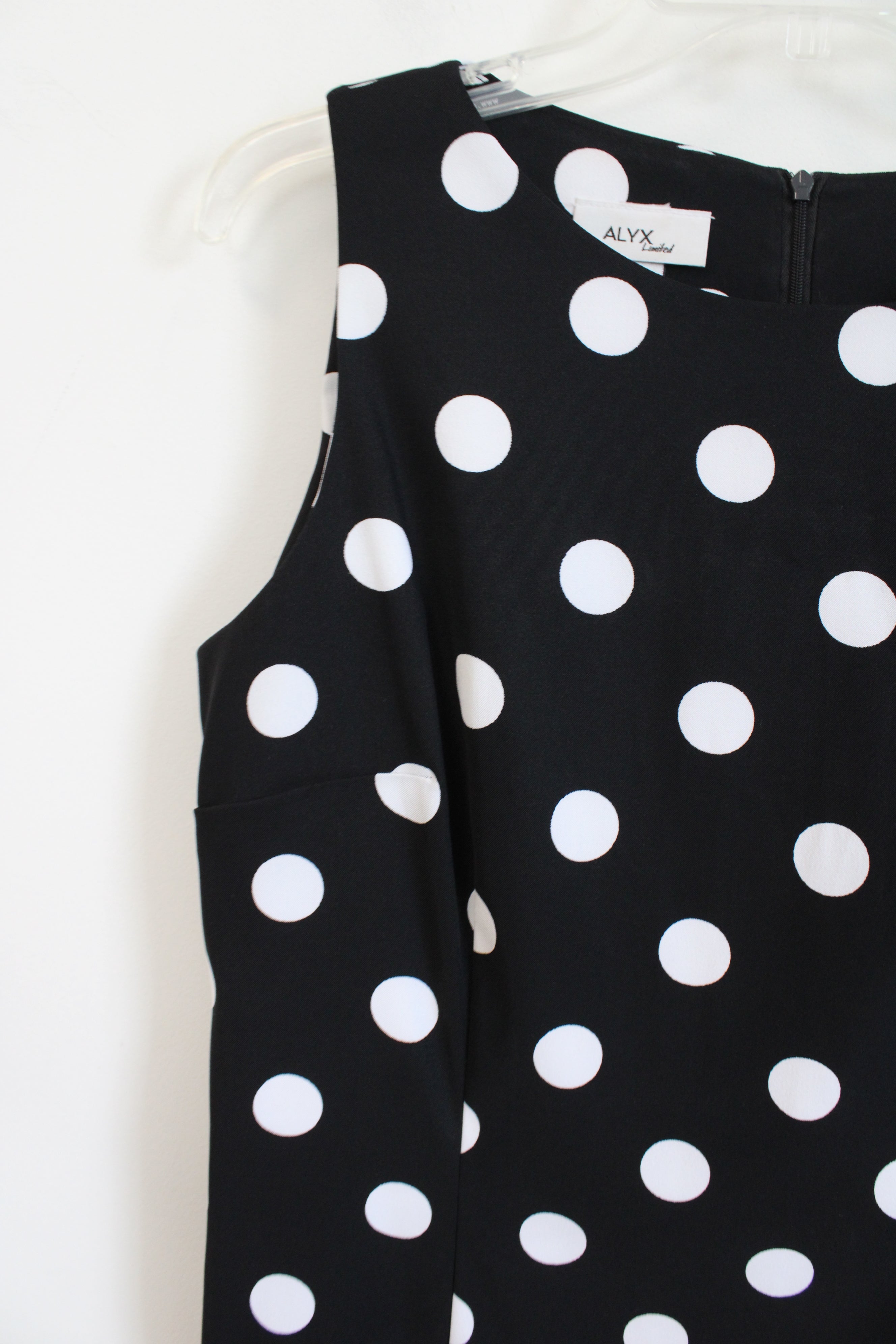 Alyx Black White Polka Dot Dress | 14