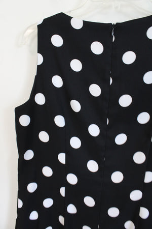 Alyx Black White Polka Dot Dress | 14