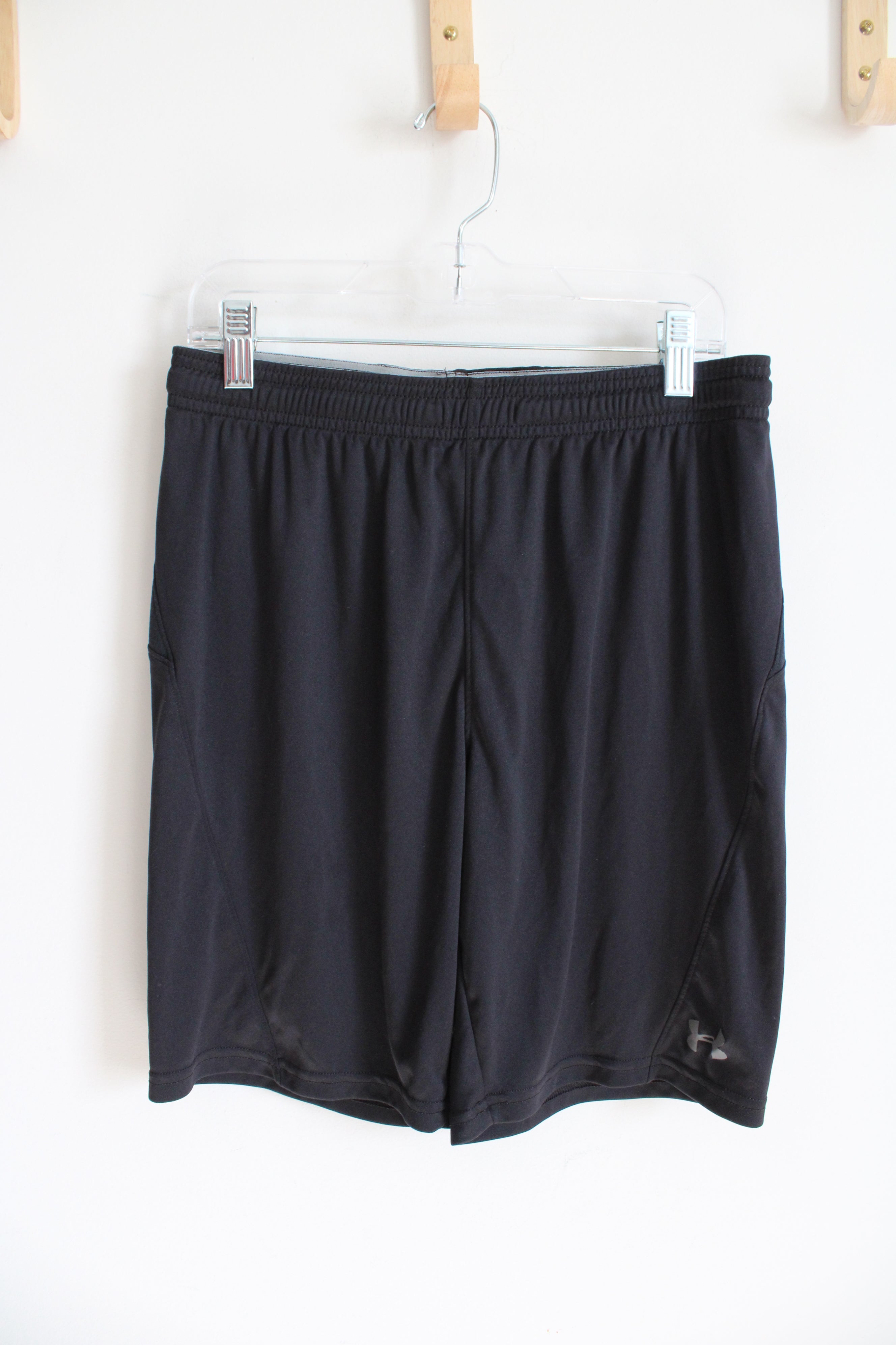 Under Armour Black Athletic Shorts | Youth L (14/16)