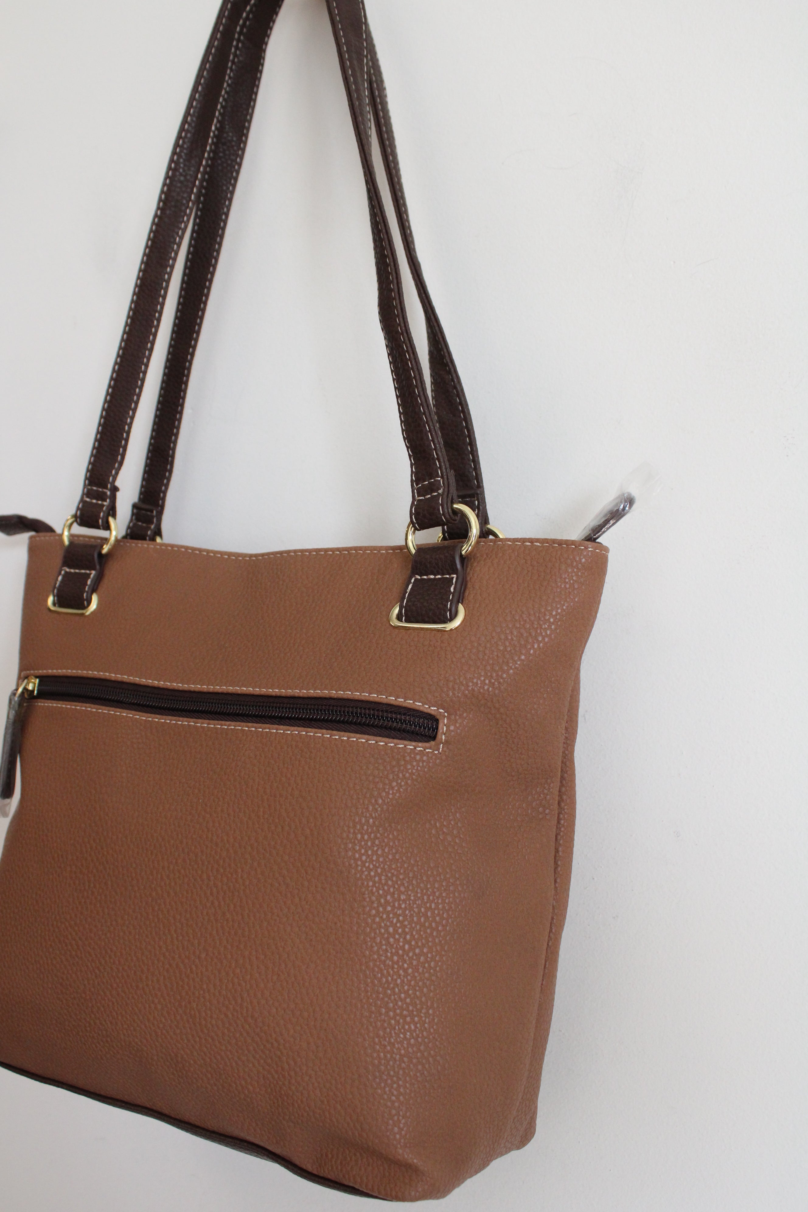 NEW Stone Mountain Brown Cornwall Leather Tote