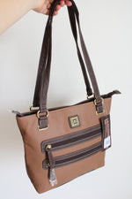 NEW Stone Mountain Brown Cornwall Leather Tote