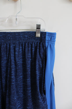 Under Armour Two-Toned Blue Athletic Shorts | Youth M (10/12)