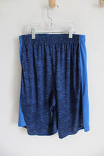 Under Armour Two-Toned Blue Athletic Shorts | Youth M (10/12)