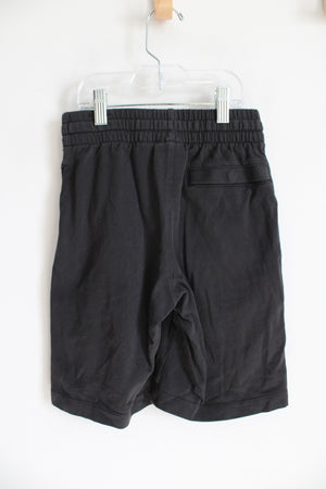 Nike Black Cotton Shorts | Youth S (8)