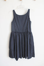 Polo Ralpho Lauren Navy & White Polka  Dot Dress | Youth 16