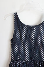 Polo Ralpho Lauren Navy & White Polka  Dot Dress | Youth 16