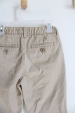 Lands' End Elastic Waist Khaki Pants | 10 Short