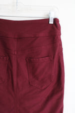 The Main Street Exchange Maroon Pencil Skirt | 2