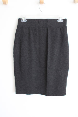 Mikarose Dark Gray Pencil Skirt | S