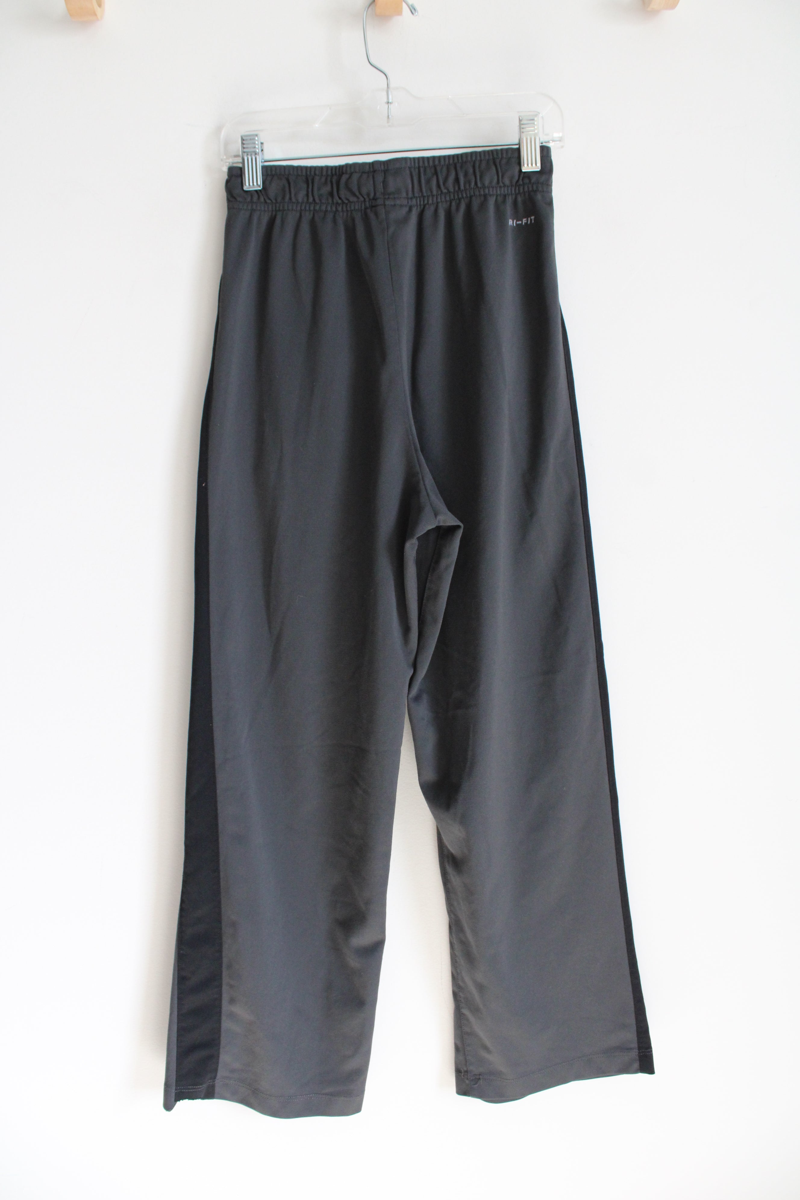 Nike Dri-Fit Gray & Black Sweatpants | Youth L (14/16)