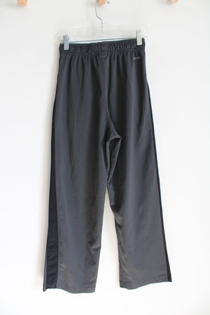 Nike Dri-Fit Gray & Black Sweatpants | Youth L (14/16)