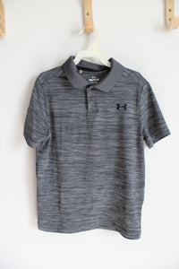 Under Armour Gray Polo Shirt | Youth S (8)