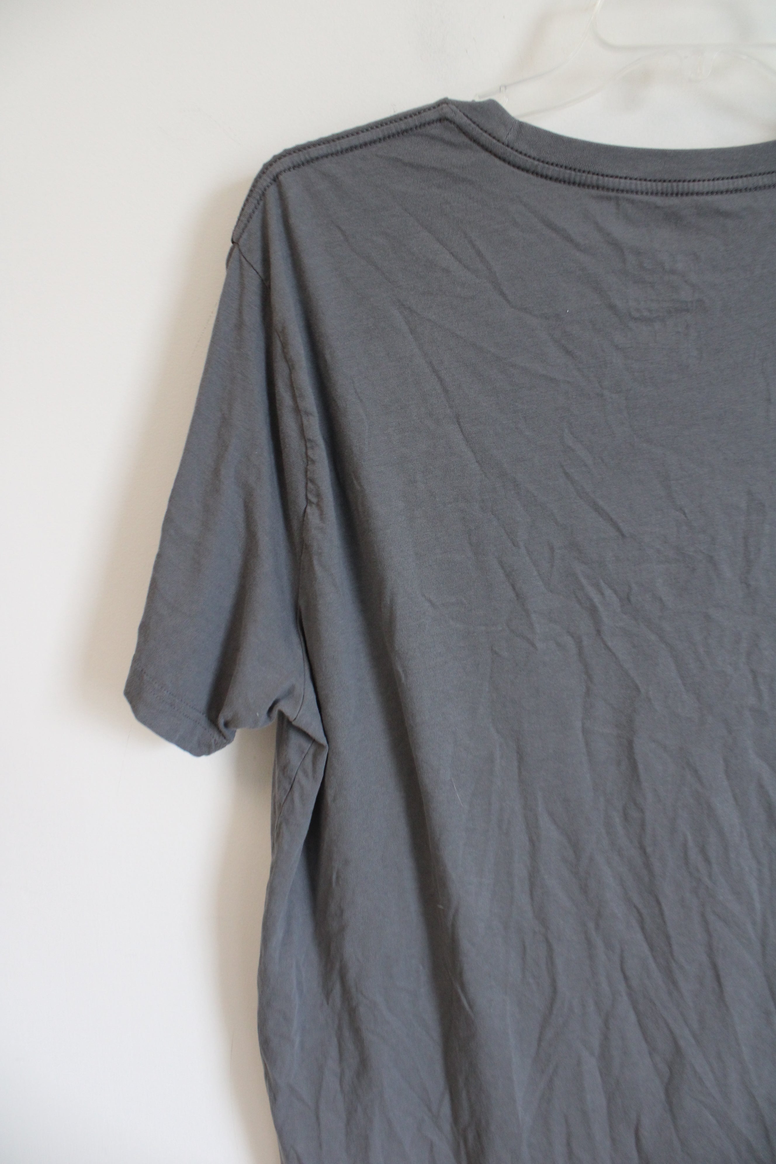 Hurley Gray Logo Cotton Tee | XL