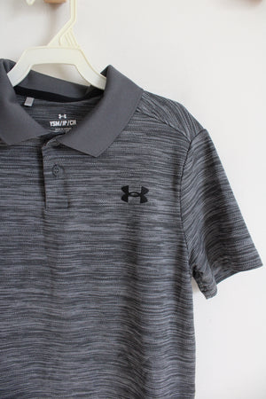 Under Armour Gray Polo Shirt | Youth S (8)