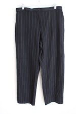 Briggs New York Black Striped Trouser Pant | 16