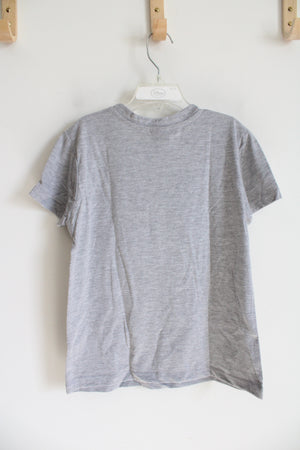 ST Revolution Bear & American Flag Gray Shirt | Youth S (6/7)