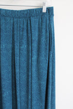 Lularoe Blue Patterned Skirt | L
