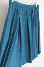 Lularoe Blue Patterned Skirt | L